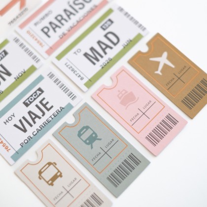 Die cuts TICKETS COMPÁS