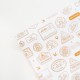 Vellum con foil COMPÁS