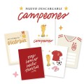 Set de tarjetas CAMPEONES