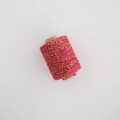 Cordón algodón lurex rojo 50m - Grosor 2mm
