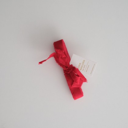 Fajín algodón thin rojo 5m - Grosor 15 mm