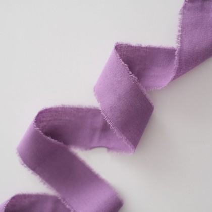 Fajín algodón morado 5m - Grosor 40mm