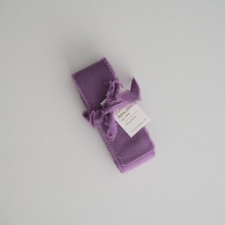 Fajín algodón morado 5m - Grosor 40mm